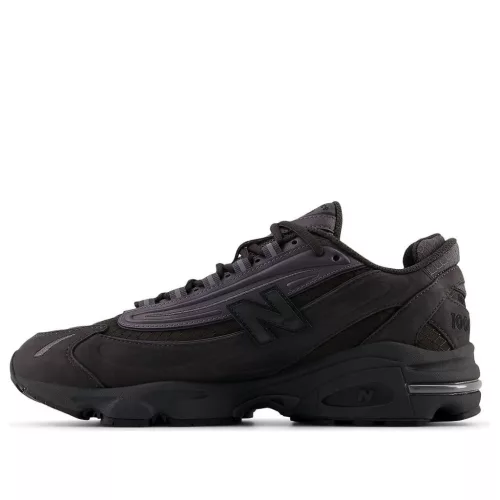 New Balance 1000 Cordura Black Cement nízke streetové tenisky čierne-sivé — produktová fotografia na bielom pozadí, bočný pohľad