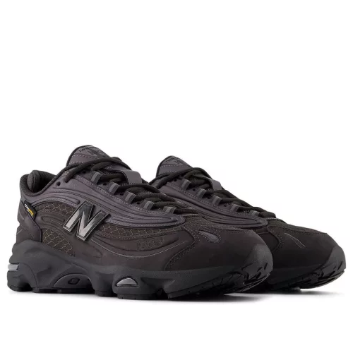 New Balance 1000 Cordura Black Cement nízke streetové tenisky čierne-sivé — produktová fotografia na bielom pozadí, bočný pohľad