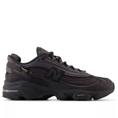 New Balance 1000 Cordura Black Cement nízke streetové tenisky čierne-sivé — produktová fotografia na bielom pozadí, bočný pohľad
