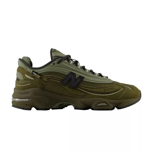New Balance 1000 Cordura Woodland nízke streetové tenisky — produktová fotografia na bielom pozadí, bočný pohľad