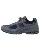 New Balance 2002R Cordura Dark Arctic Gray nízke streetové tenisky sivé — produktová fotografia na bielom pozadí, bočný pohľad