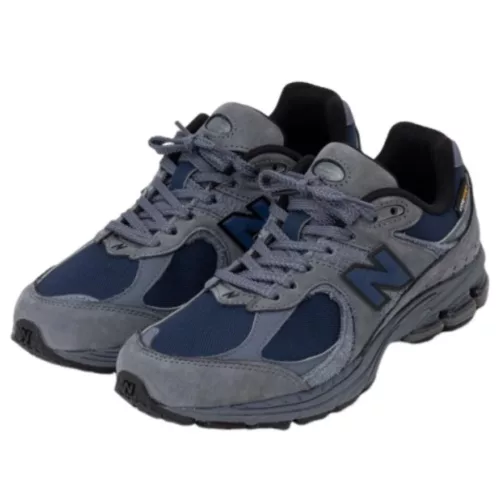 New Balance 2002R Cordura Dark Arctic Gray nízke streetové tenisky sivé — produktová fotografia na bielom pozadí, bočný pohľad