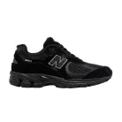 New Balance 2002R Mesh Black Metallic nízke streetové tenisky čierne — produktová fotografia na bielom pozadí, bočný pohľad