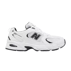   New Balance 530 White Black Details pánske nízke mestské tenisky biele čierne
