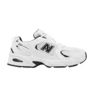 New Balance 530 White Black Details pánske nízke mestské tenisky biele čierne