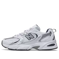   New Balance 530 White Silver Navy pánske nízke mestské tenisky biele strieborné modré