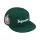 Supreme Shop Box Logo New Era 'Dark Green London' nízke streetové tenisky zelené — produktová fotografia na bielom pozadí, bočný pohľad