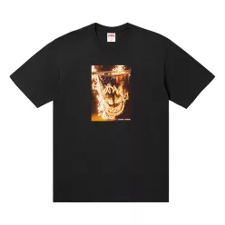   Supreme x Spitfire Flag Tee 'Black' unisex tričko čierne