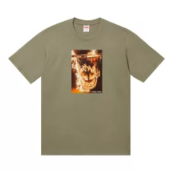   Supreme x Spitfire Flag Tee 'Light Olive' unisex tričko svetlo olivové