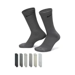   Nike Everyday Plus Cushioned Training Crew Socks 6-Pack unisex ponožky čierne