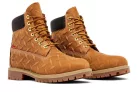 Supreme x Timberland 6 Inch Premium Waterproof Boot Embossed Diamond Plate Wheat pánske vysoké čižmy pšeničné