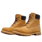 Timberland 6 Inch Lace Up Premium WP Boot 'Wheat' dámske členkové topánky — produktová fotografia na bielom pozadí, bočný pohľad
