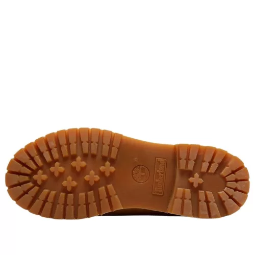 Timberland 6 Inch Lace Up Premium WP Boot 'Wheat' dámske členkové topánky — produktová fotografia na bielom pozadí, bočný pohľad