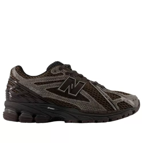 New Balance 1906R Snakeskin Thunder Brown nízke streetové tenisky hnedé — produktová fotografia na bielom pozadí, bočný pohľad
