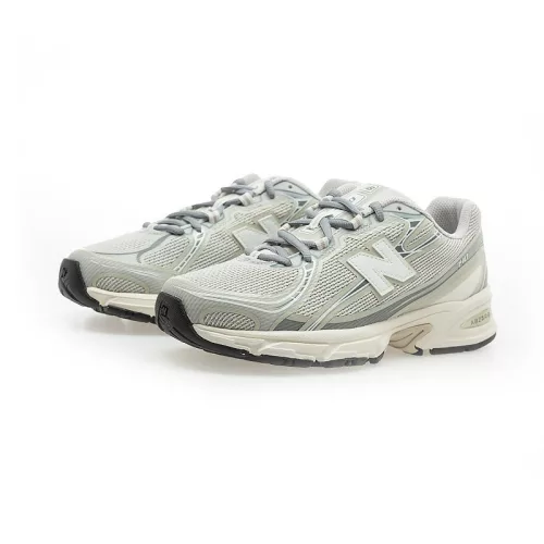 New Balance 740 Slate Grey nízke streetové tenisky sivé — produktová fotografia na bielom pozadí, bočný pohľad
