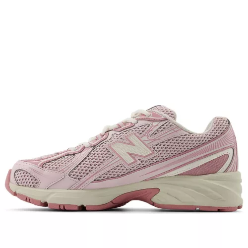 New Balance 740v2 Pink Granite nízke streetové tenisky ružové — produktová fotografia na bielom pozadí, bočný pohľad