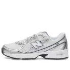 New Balance 740v2 White Shadow Grey Navy nízke streetové tenisky biele-sivé — produktová fotografia na bielom pozadí, bočný pohľad