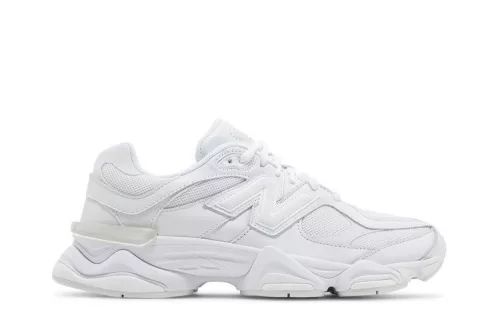 New Balance 9060 Triple White pánske nízke mestské tenisky biele