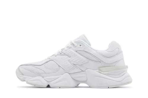New Balance 9060 Triple White pánske nízke mestské tenisky biele