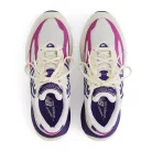 New Balance 990v6 MiUSA Magenta Pop nízke streetové tenisky purpurové — produktová fotografia na bielom pozadí, bočný pohľad