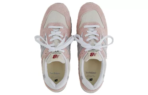 New Balance 996 MiUSA Pink Haze nízke streetové tenisky ružové — produktová fotografia na bielom pozadí, bočný pohľad