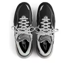 New Balance 990v6 MiUSA Black Grey White dámske nízke streetové tenisky čierne-sivé — produktová fotografia na bielom pozadí, bočný pohľad