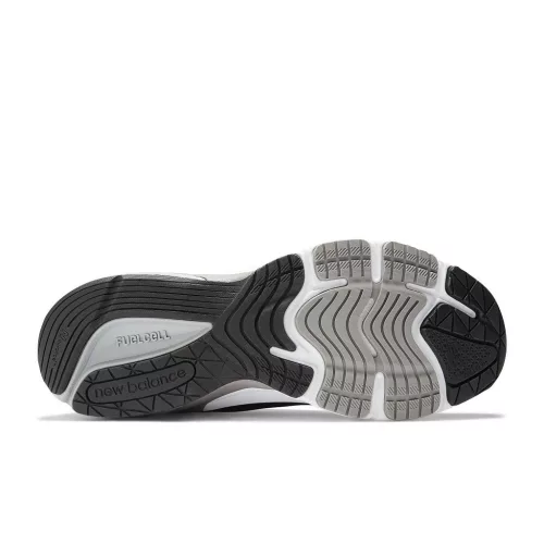 New Balance 990v6 MiUSA Black Grey White dámske nízke streetové tenisky čierne-sivé — produktová fotografia na bielom pozadí, bočný pohľad
